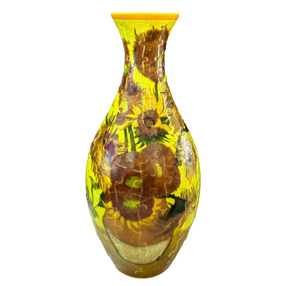 Handmade 3D Puzzle Vase Geometric DIY Decor
