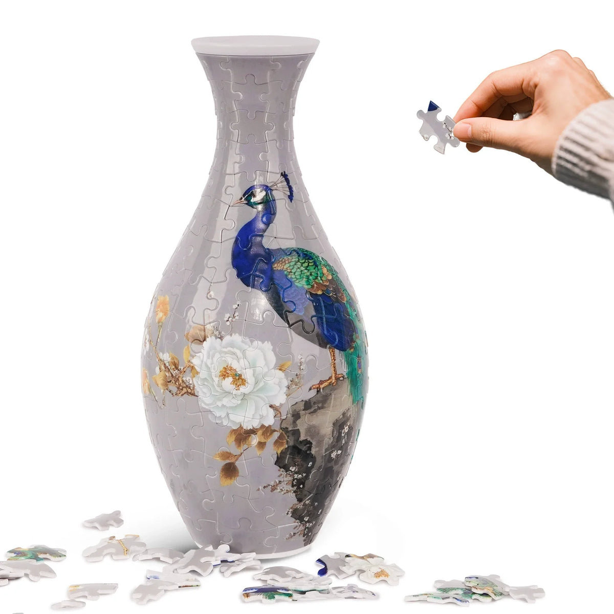 Handmade 3D Puzzle Vase Geometric DIY Decor