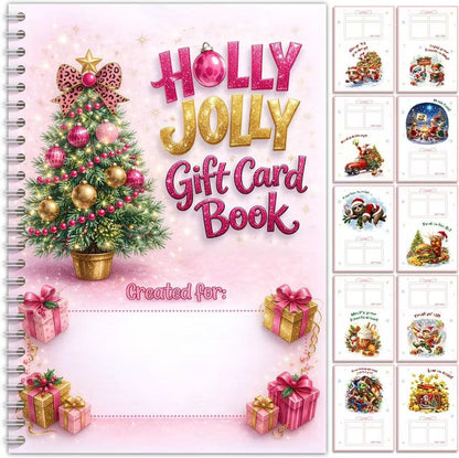 🔥 LIMITED-TIME 50% OFF — Holographic Christmas Gift Card Booklet