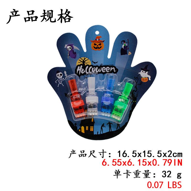 🎃 Halloween Finger Projector Lights – Mini Pattern Projector