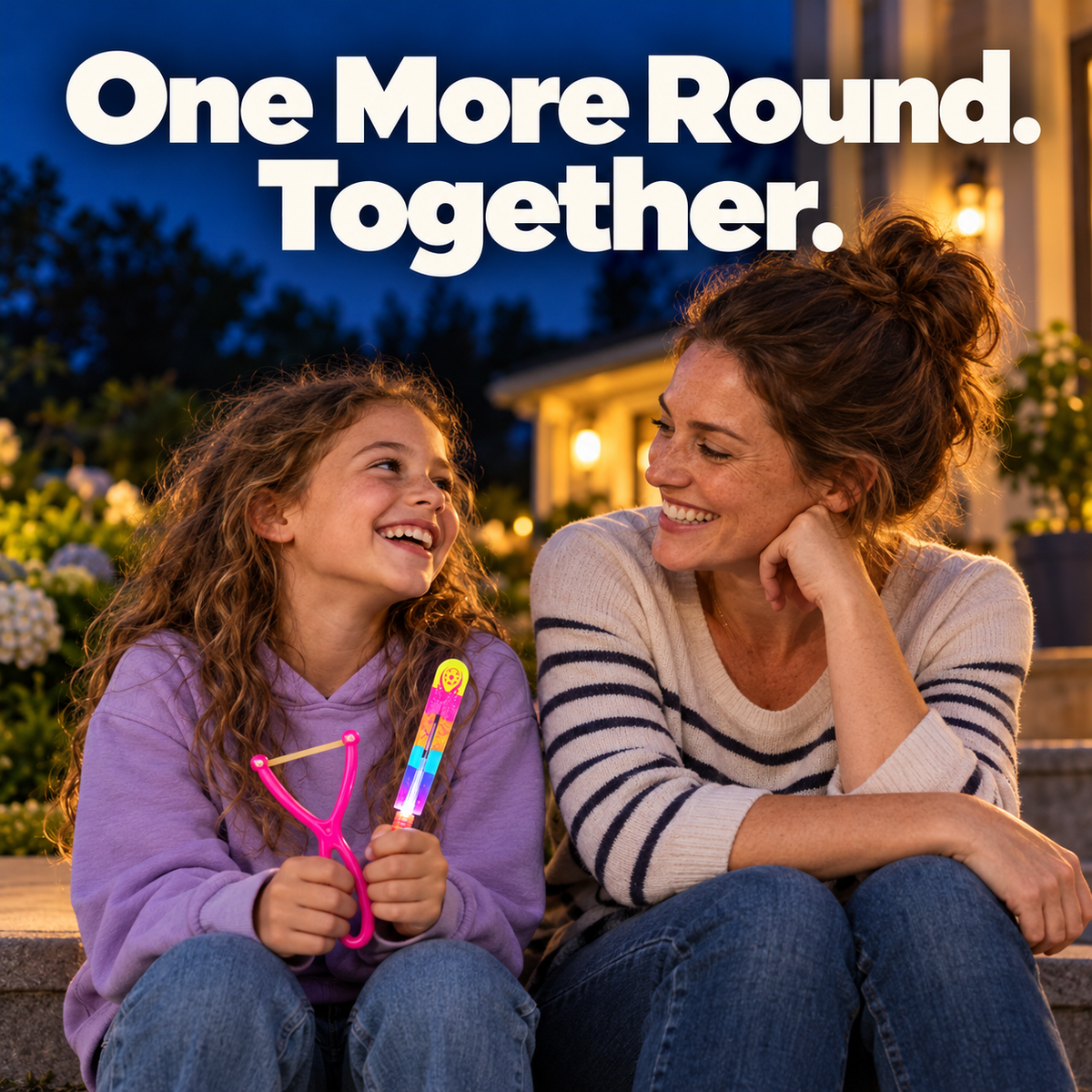 Illuminated Slingshot Flying Arrow