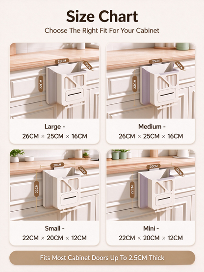 🔥While Supplies Last 50% OFF!🎉 Folding Hanging Kitchen Waste Trash Can