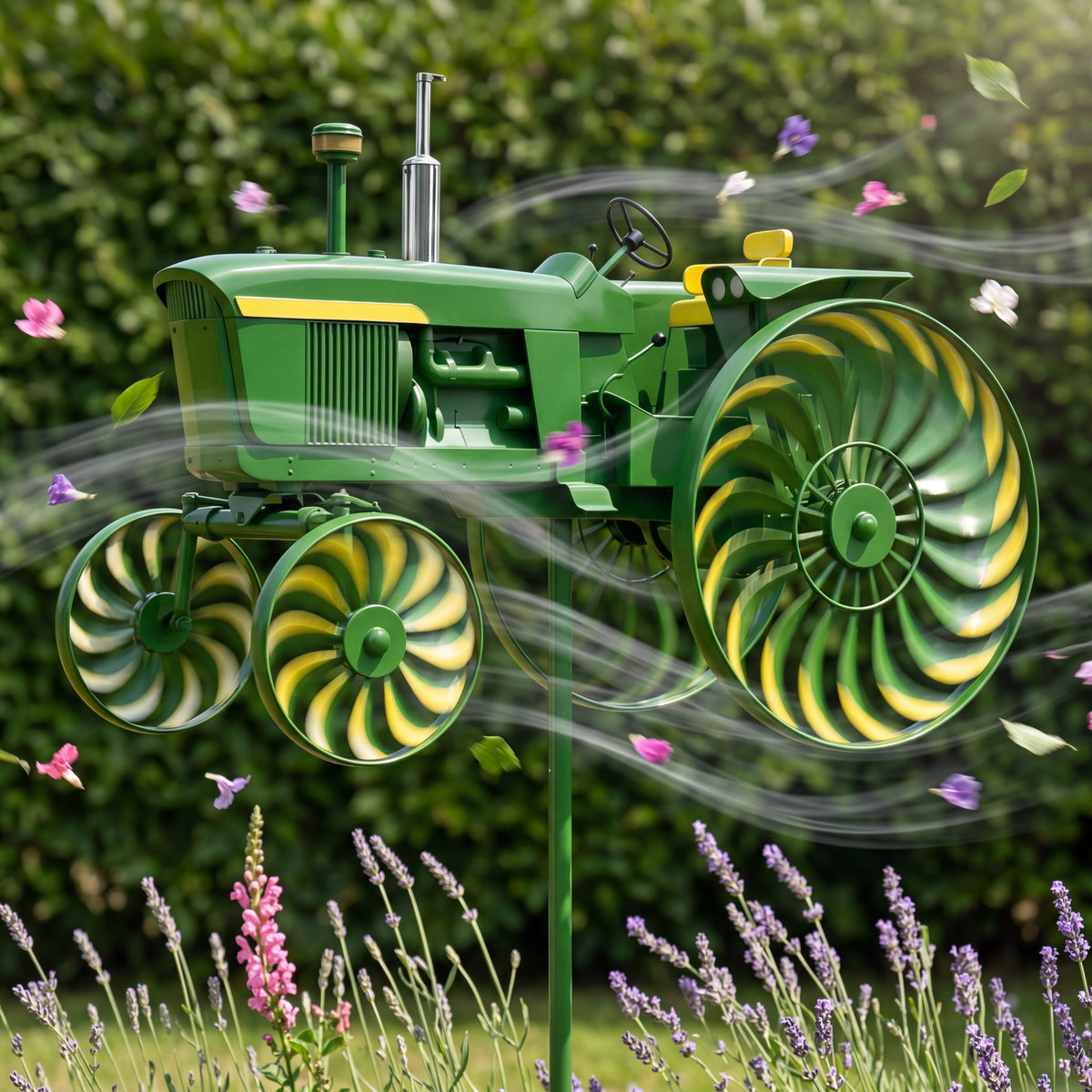 🚜Earl's Handmade Tractor Wind Spinner