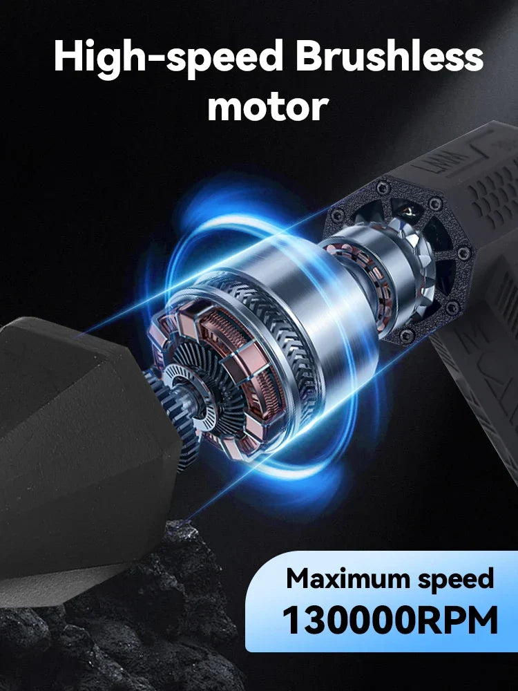 130000RPM Mini Turbo Jet Fan - High-Speed Handheld Electric Air Blower & Car Dryer
