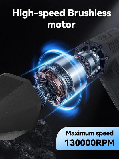 130000RPM Mini Turbo Jet Fan - High-Speed Handheld Electric Air Blower & Car Dryer