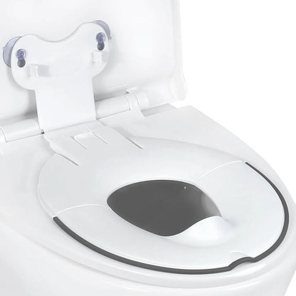 Foldable Toddler Toilet Seat, Portable Toilet Training Seats with Urine Barrier, Universal Family Toilet Seat with Suction Cup