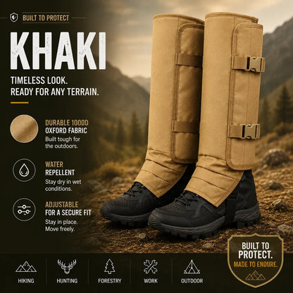 🥾Adjustable Snake-Resistant Leg Gaiters for Hiking & Hunting