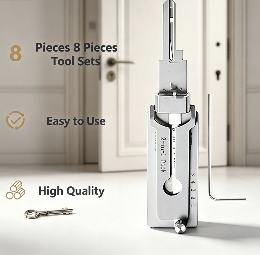 🔑Lock Maintenance Precision Tool Kit — Stainless Steel, Precision Decoder