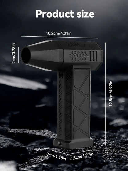 130000RPM Mini Turbo Jet Fan - High-Speed Handheld Electric Air Blower & Car Dryer