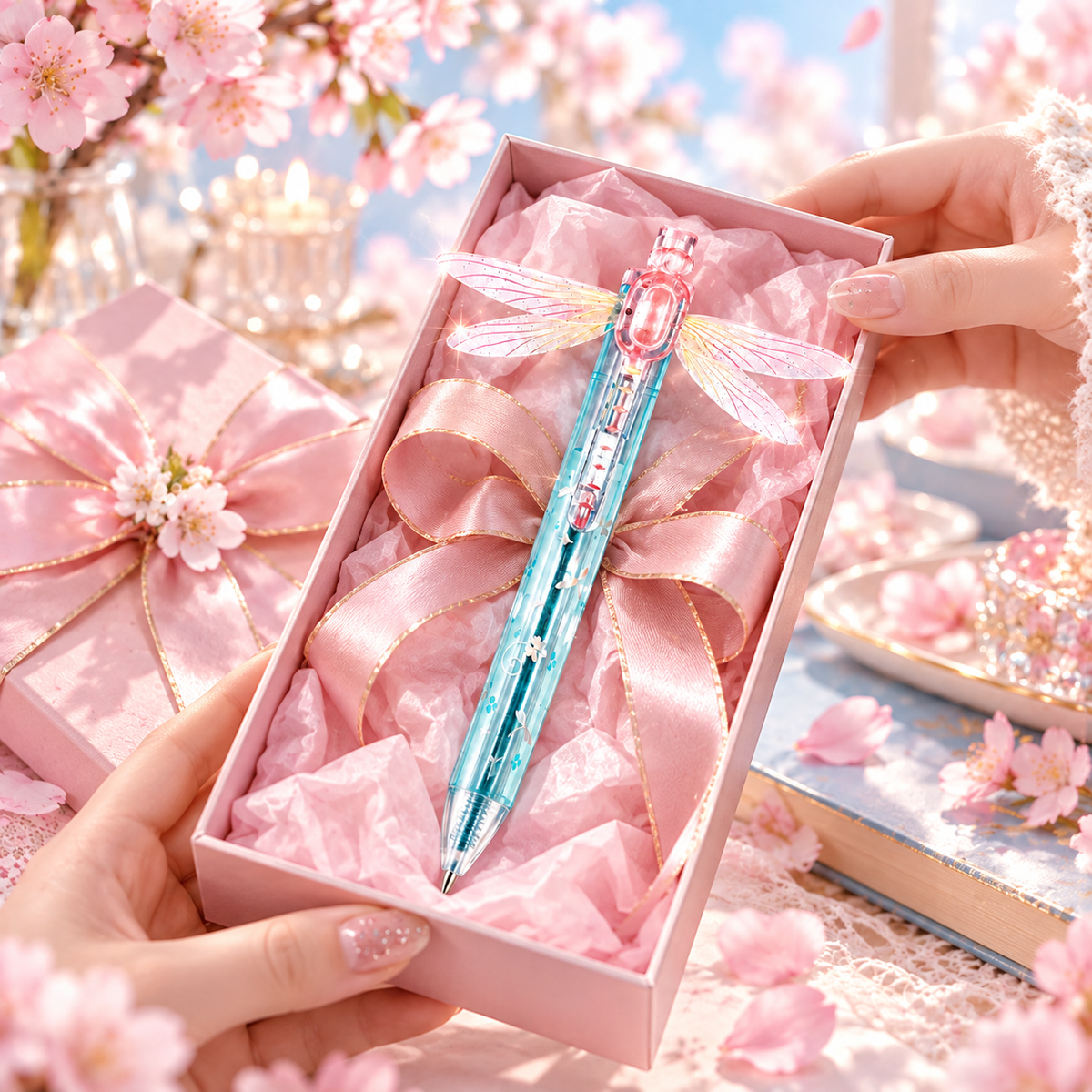 🎁Gleaming Wings Dragonfly Pen 3-Pack-A Little Gift That Makes Writing More Fun.