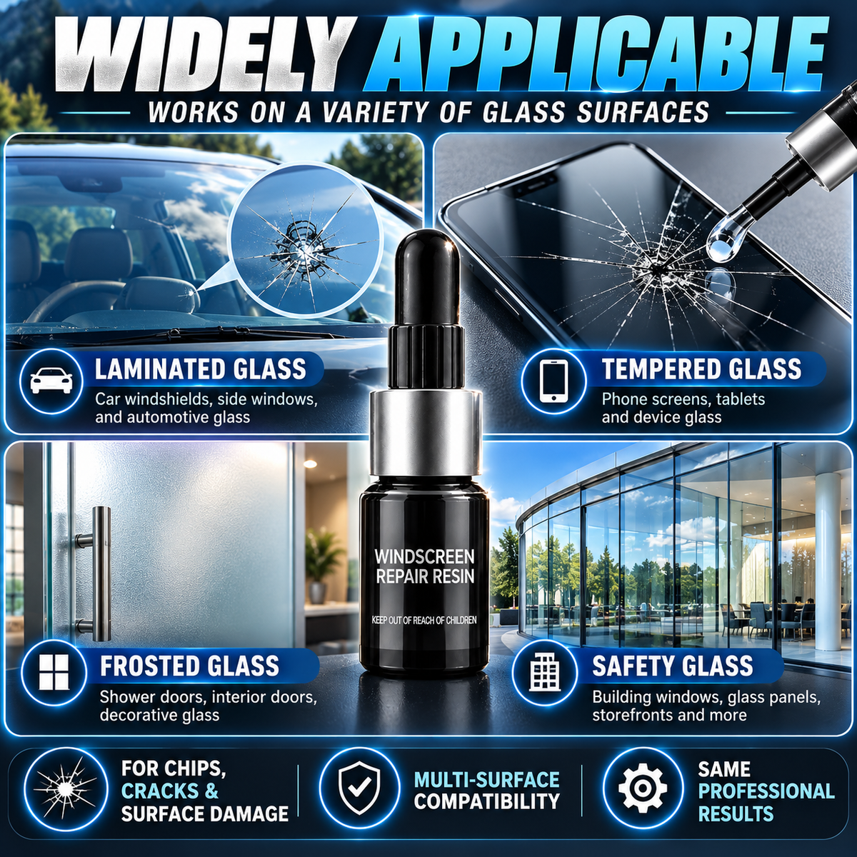 🔥LIMITED SALE - BUY 1 GET 1 FREE🔥Cracks Gone Glass Repair Kit