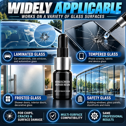 🔥LIMITED SALE - BUY 1 GET 1 FREE🔥Cracks Gone Glass Repair Kit
