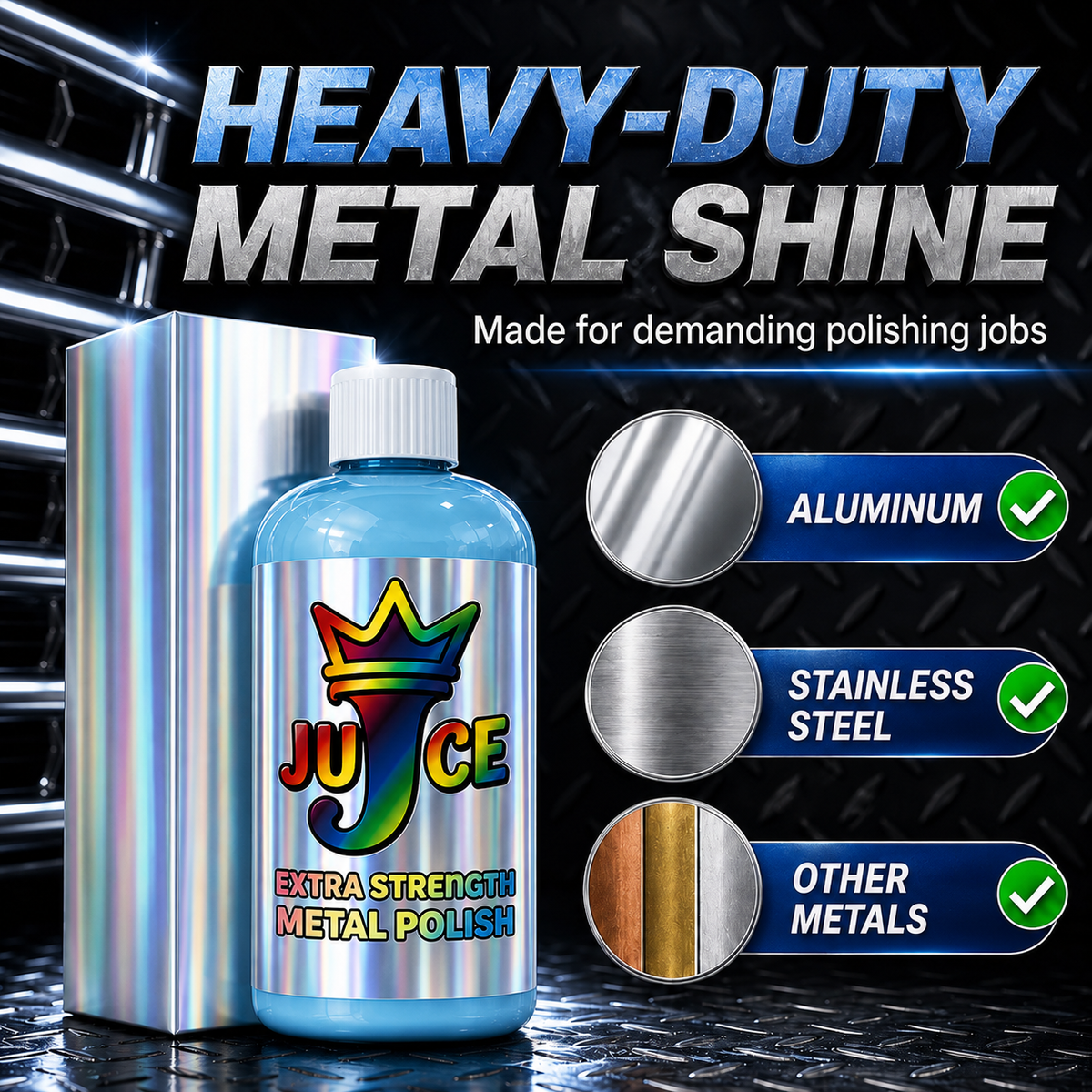 ✨Heavy-Duty Metal Shine Polishing Compound🛠️