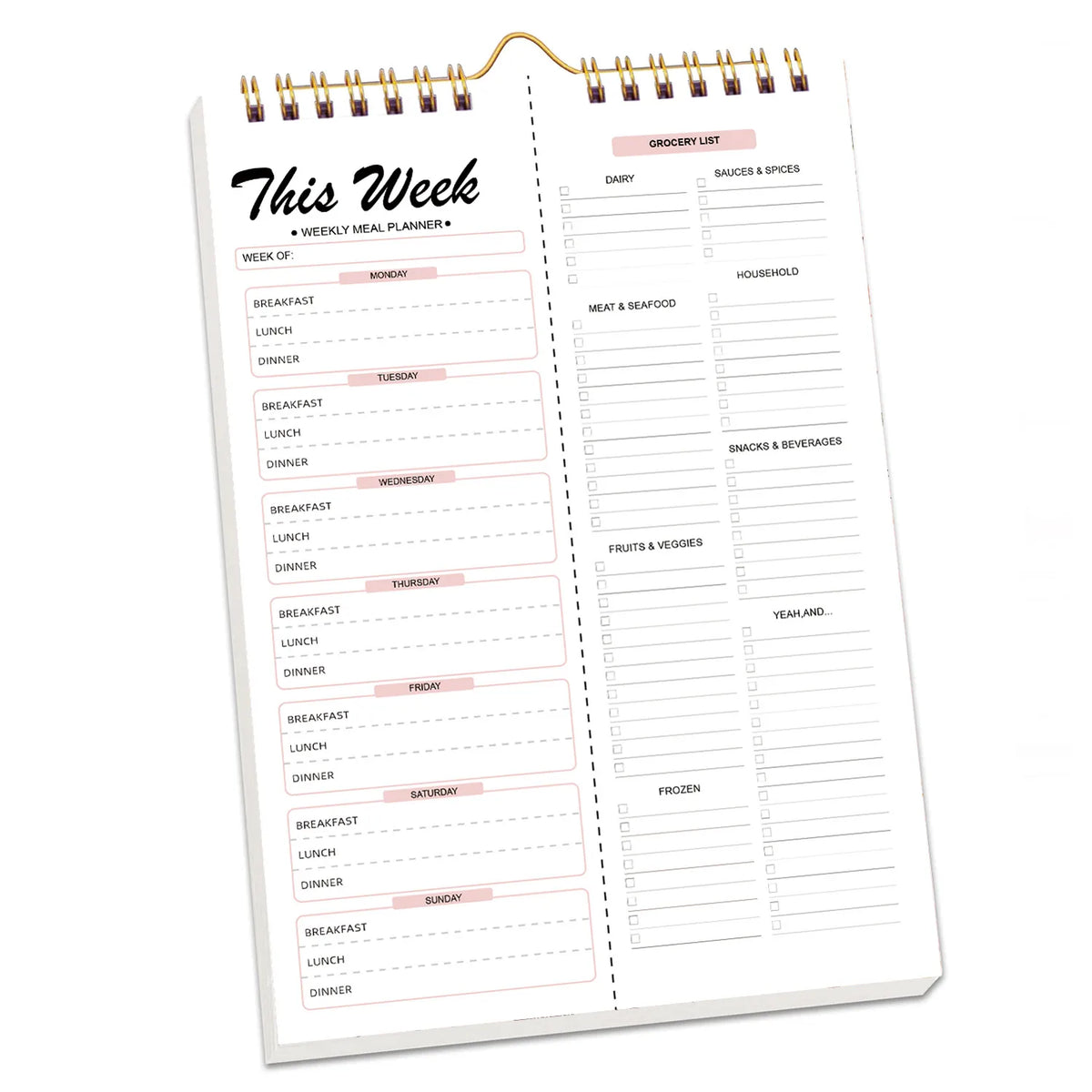 📅 🍽️ Weekly Meal Planner – Simplify Family Meals & Grocery Planning