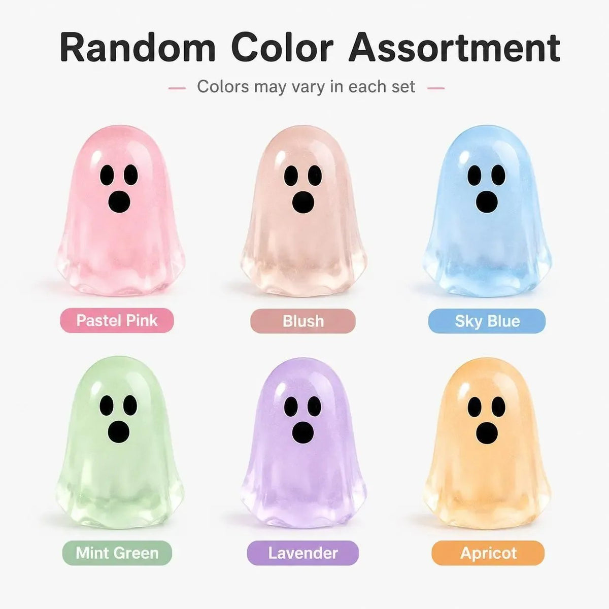 👻Mini Glow Ghost Decorations – Cute by Day, Spooky & Glowing After Dark