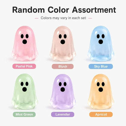 👻Mini Glow Ghost Decorations – Cute by Day, Spooky & Glowing After Dark