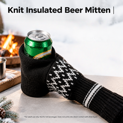 🧤Knit Insulated Beer Mitten