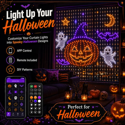 Smart RGB Curtain Lights USB App Control