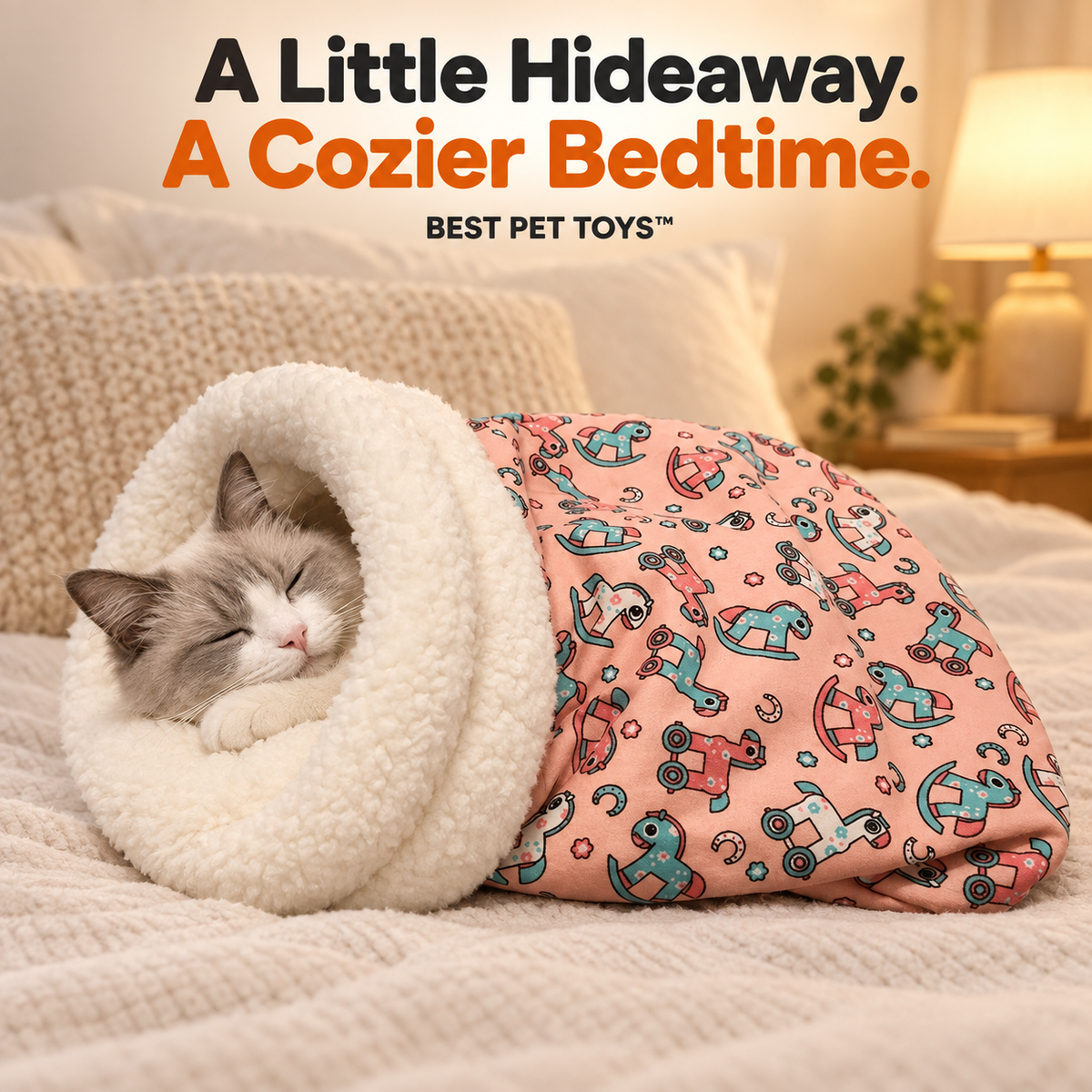 Best Pet Toys Cozy Cat Sleeping Bag