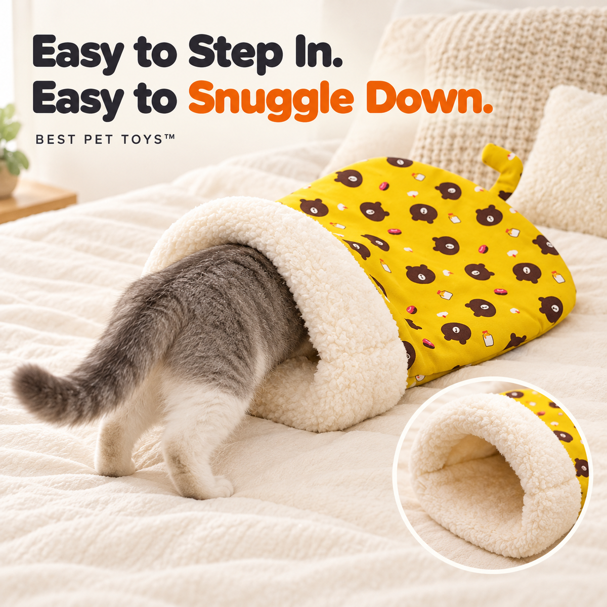 Best Pet Toys Cozy Cat Sleeping Bag
