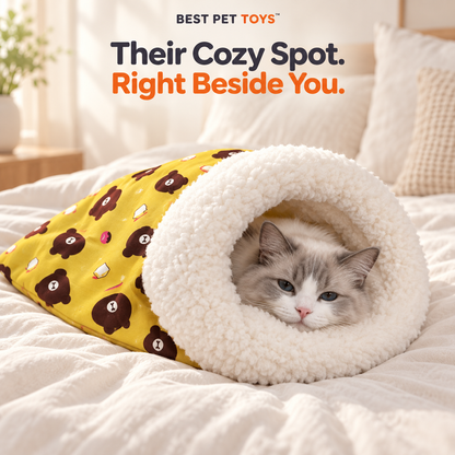 Best Pet Toys Cozy Cat Sleeping Bag
