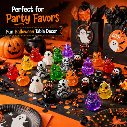 👻Mini Demon Ghost Skull Resin Duck Desktop Decoration Item