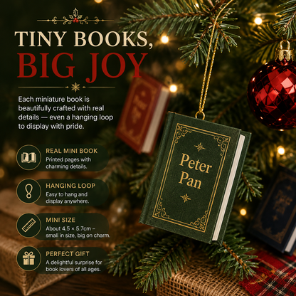 📚 25-Day Book Advent Calendar – 25 Openable Mini Book
