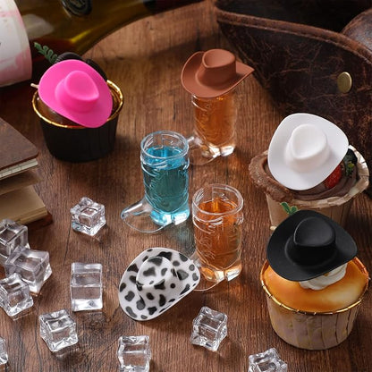 🤠Mini Hat & Boot Shot Glasses Set | The Cutest Little Cowboy Shot For Your Next Celebration