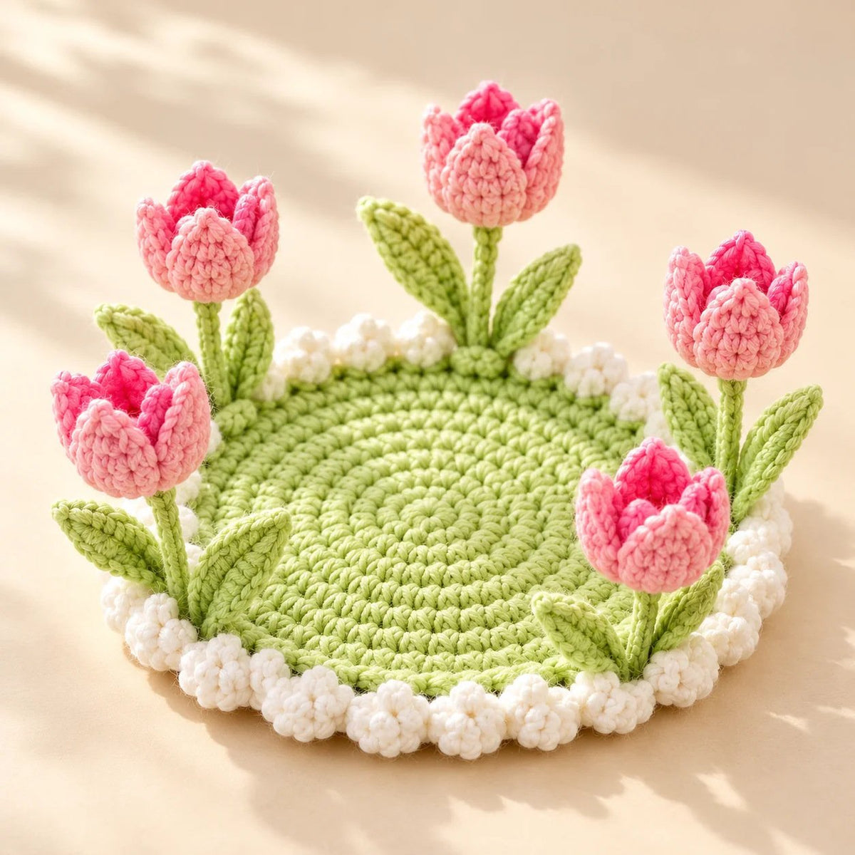 Hand-Crocheted Floral Coasters | Timeless Table Art 🌸