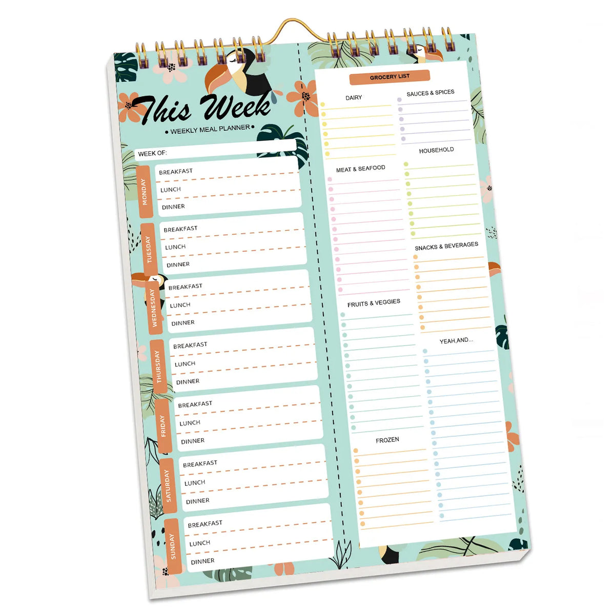 📅 🍽️ Weekly Meal Planner – Simplify Family Meals & Grocery Planning