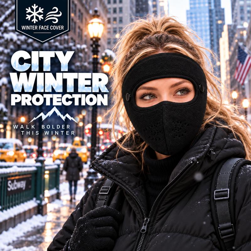 Winter Shield Face Mask with Goggles