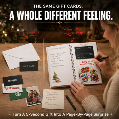 🎄 Christmas Gift Card Book