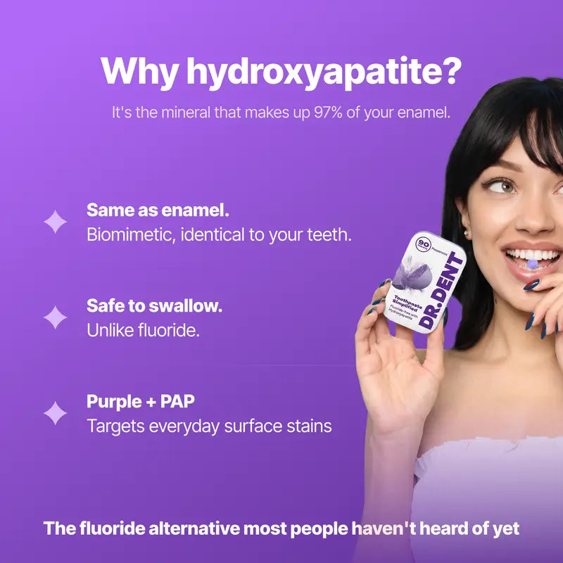 DR. Purple Toothpaste Tablets w/ Hydroxyapatite & PAP (90)