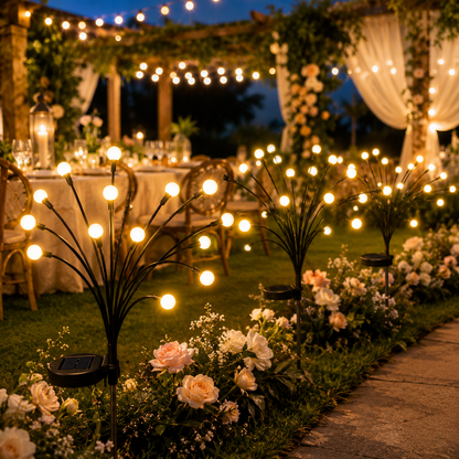 ✨☀️ Solar Bloom: Solar Firefly Garden Stake Lights 🌸