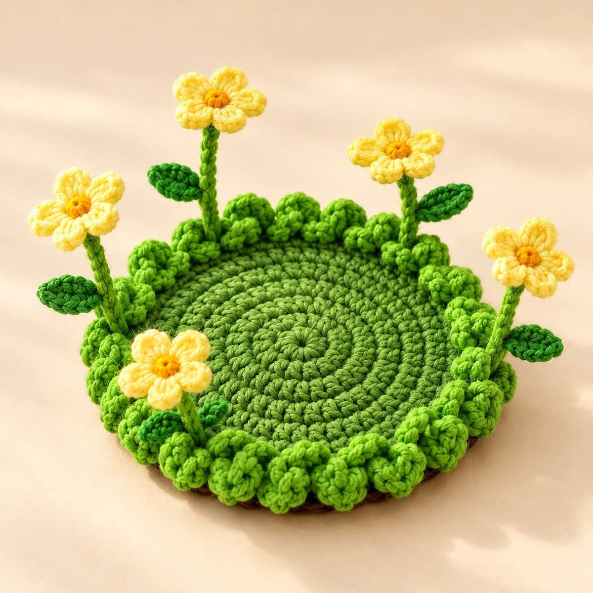 Hand-Crocheted Floral Coasters | Timeless Table Art 🌸