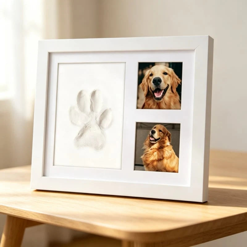 🐾Pet paw prints Keepsake Clay Kit💛Their actual paw prints — made by your own hands.🖼️