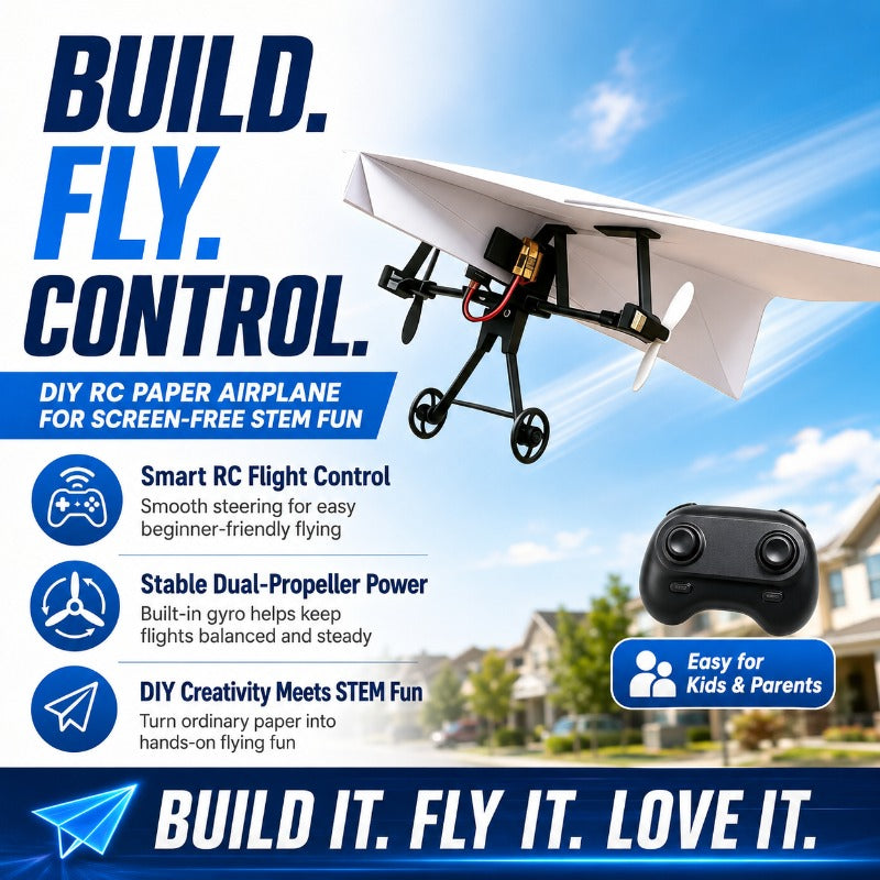 🎮RC Paper Airplane Conversion Kit