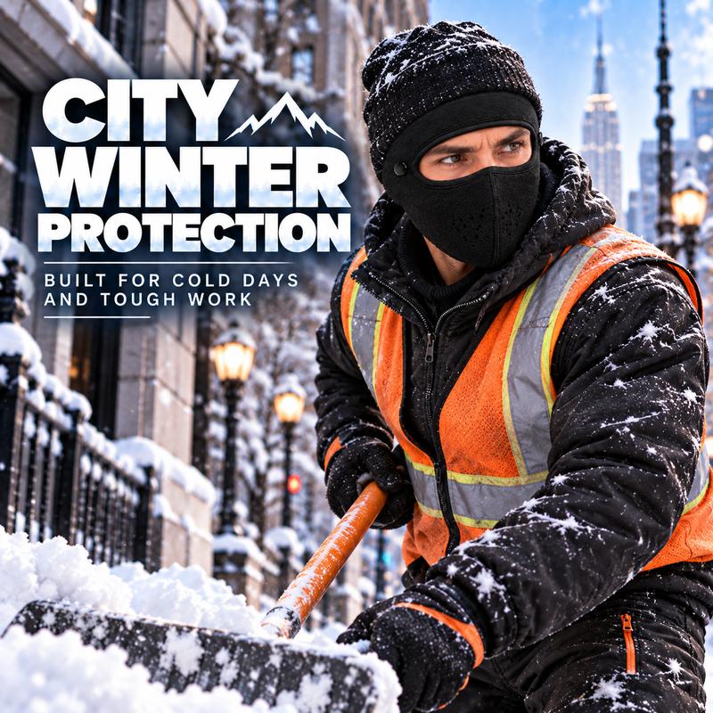 Winter Shield Face Mask with Goggles