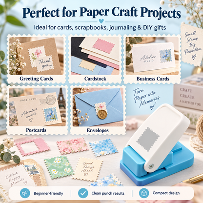Postage Stamp Paper Punch