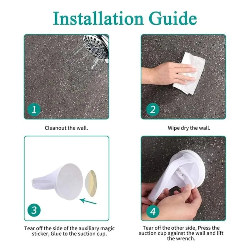 Suction Cup Shower Footrest – Easy Leg Positioning for Shaving