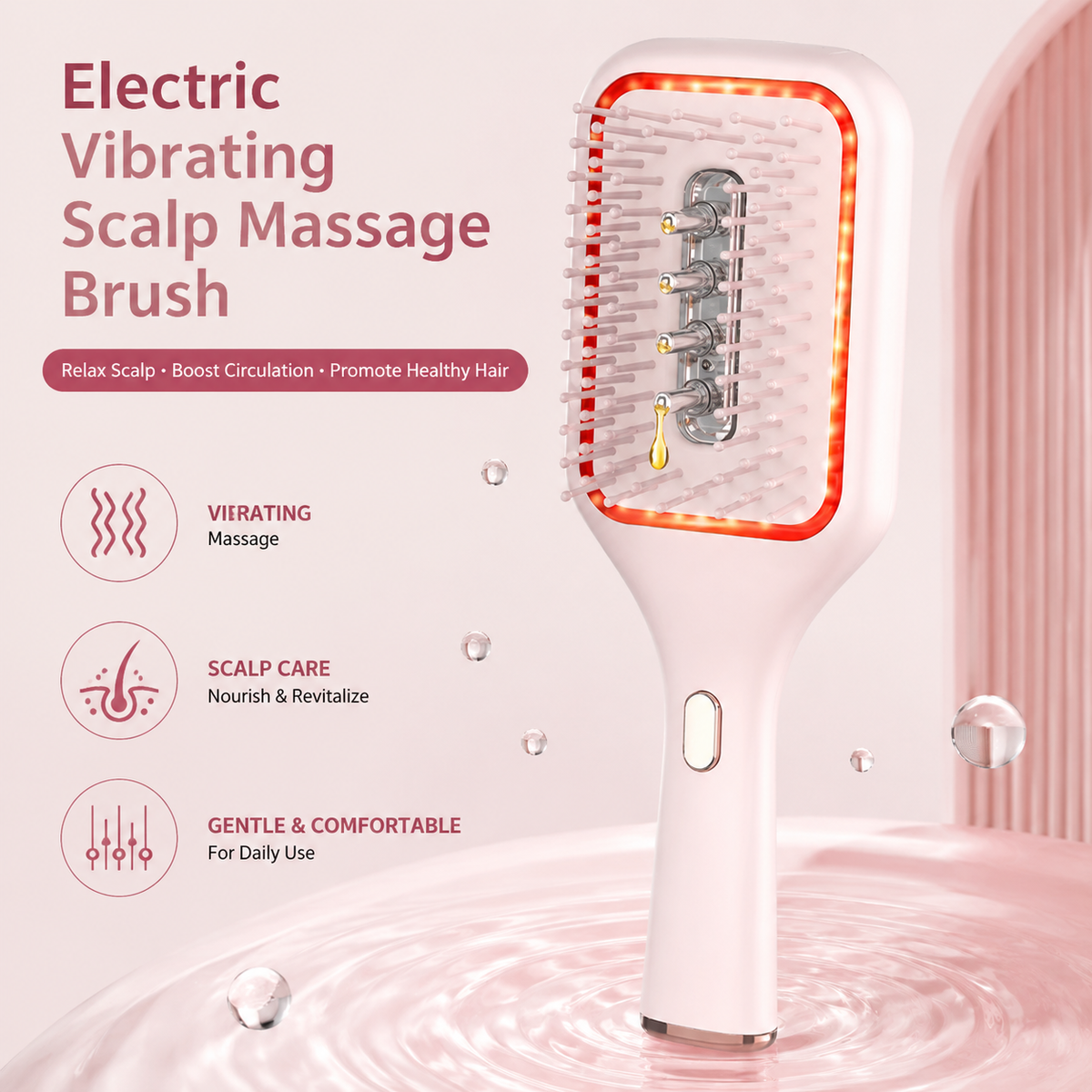 💆Red Light Scalp Massage Comb