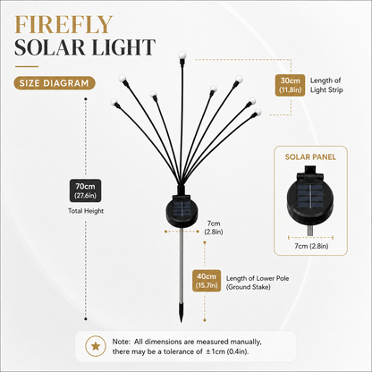 ✨☀️ Solar Bloom: Solar Firefly Garden Stake Lights 🌸