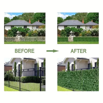 🌿 Artificial Ivy Privacy Screen – Flexible Fence & Balcony Greenery