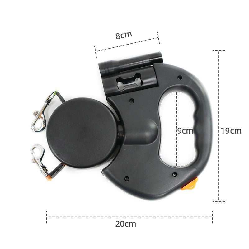 360° Anti-Tangle Dual Dog Retractable Leash