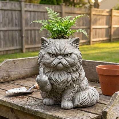 Grumpy Cat Flower Pot