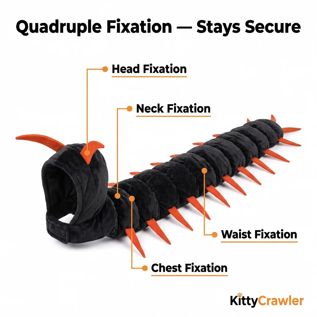FrightCrawler™ Cat Centipede Costume