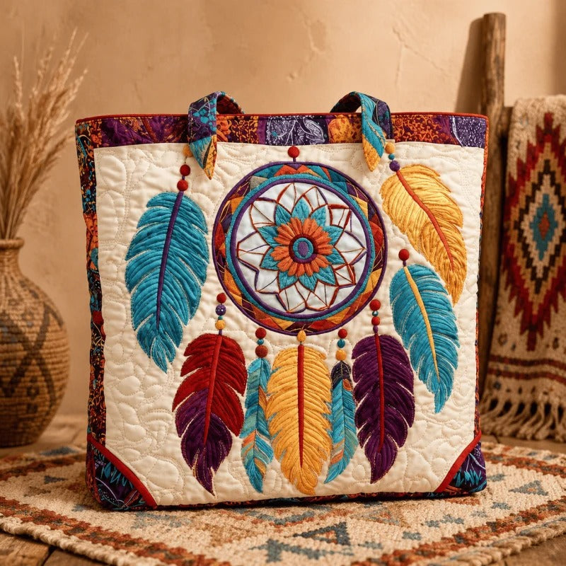 ✨Handmade Native American Quilted Tote Bag