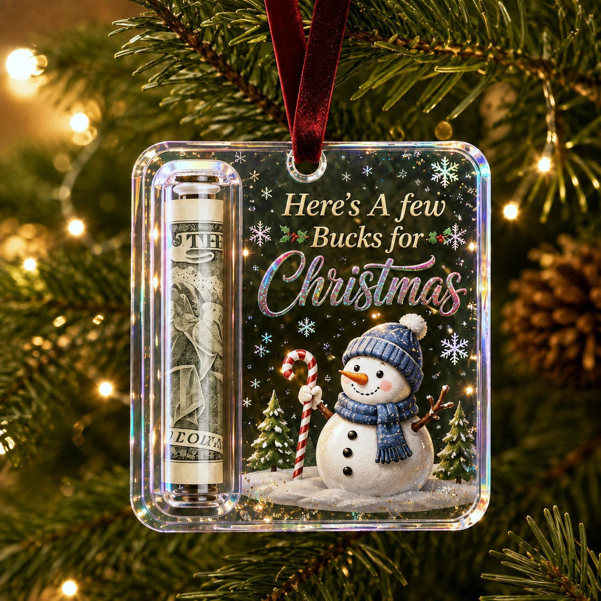 🔥LAST DAY 50% OFF - 🎄Christmas Cash Holder Ornament – Make Cash Feel Like a Real Christmas Gift💵
