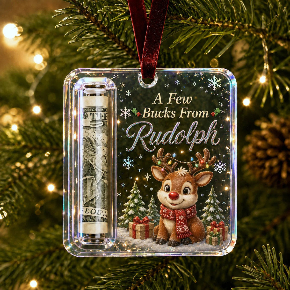 🔥LAST DAY 50% OFF - 🎄Christmas Cash Holder Ornament – Make Cash Feel Like a Real Christmas Gift💵