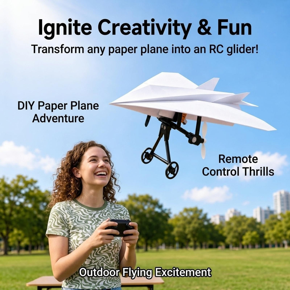 🎮RC Paper Airplane Conversion Kit